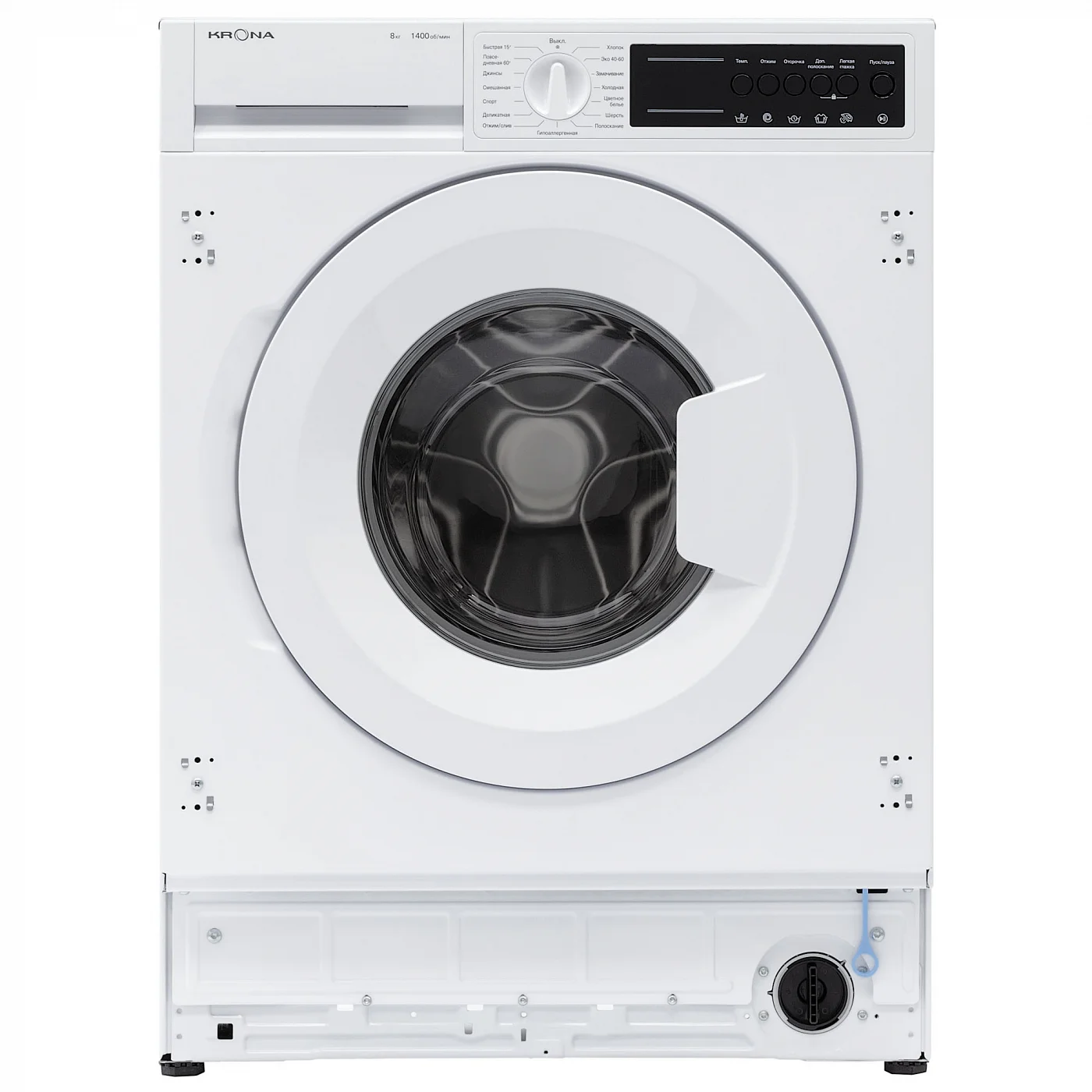 Встраиваемая стиральная машина KRONA ZIMMER 1400 8K WHITE																		 — описание, фото, цены в интернет-магазине PT Stores