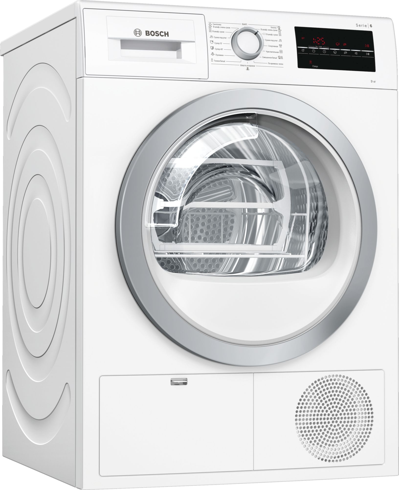 Сушильная машина BOSCH WTG86401OE																		 — описание, фото, цены в интернет-магазине PT Stores