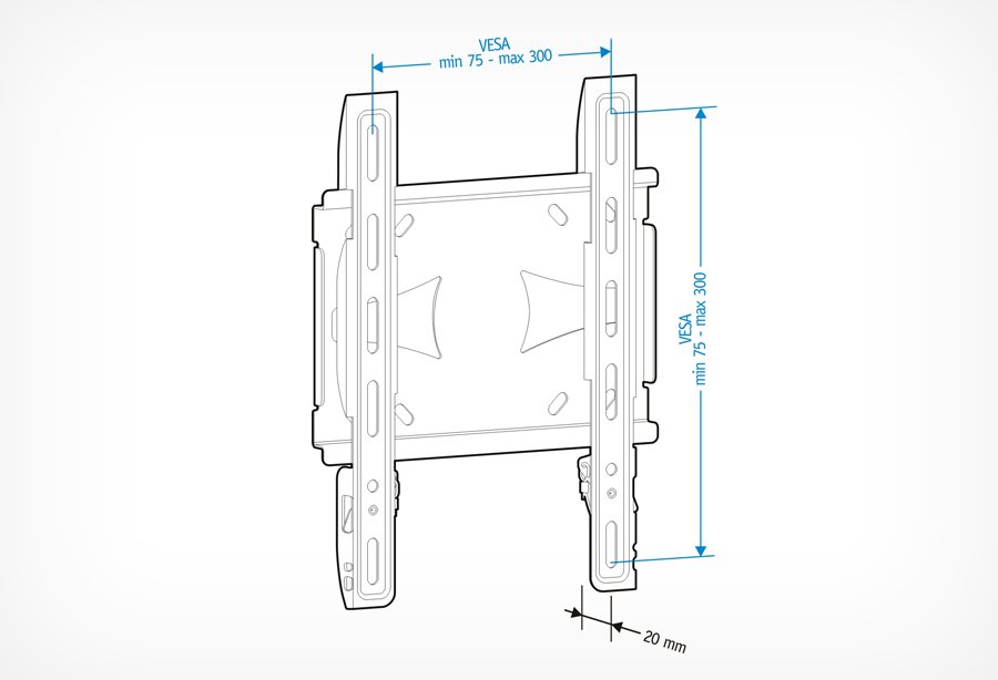 Купить Кронштейн HOLDER LCDS-5045 металлик — Фото 2