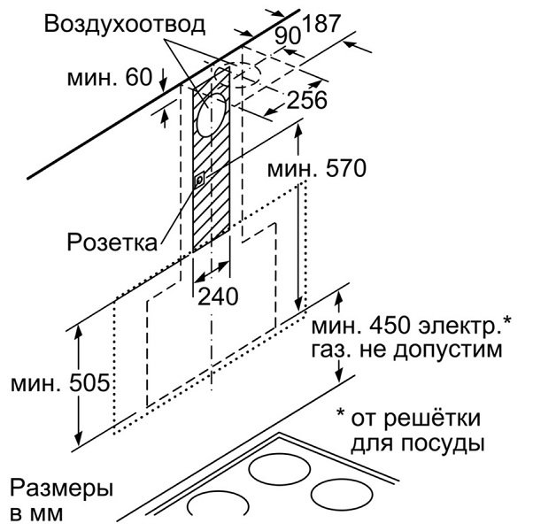 Купить Наклонная вытяжка BOSCH DWF 97RU60 — Фото 13