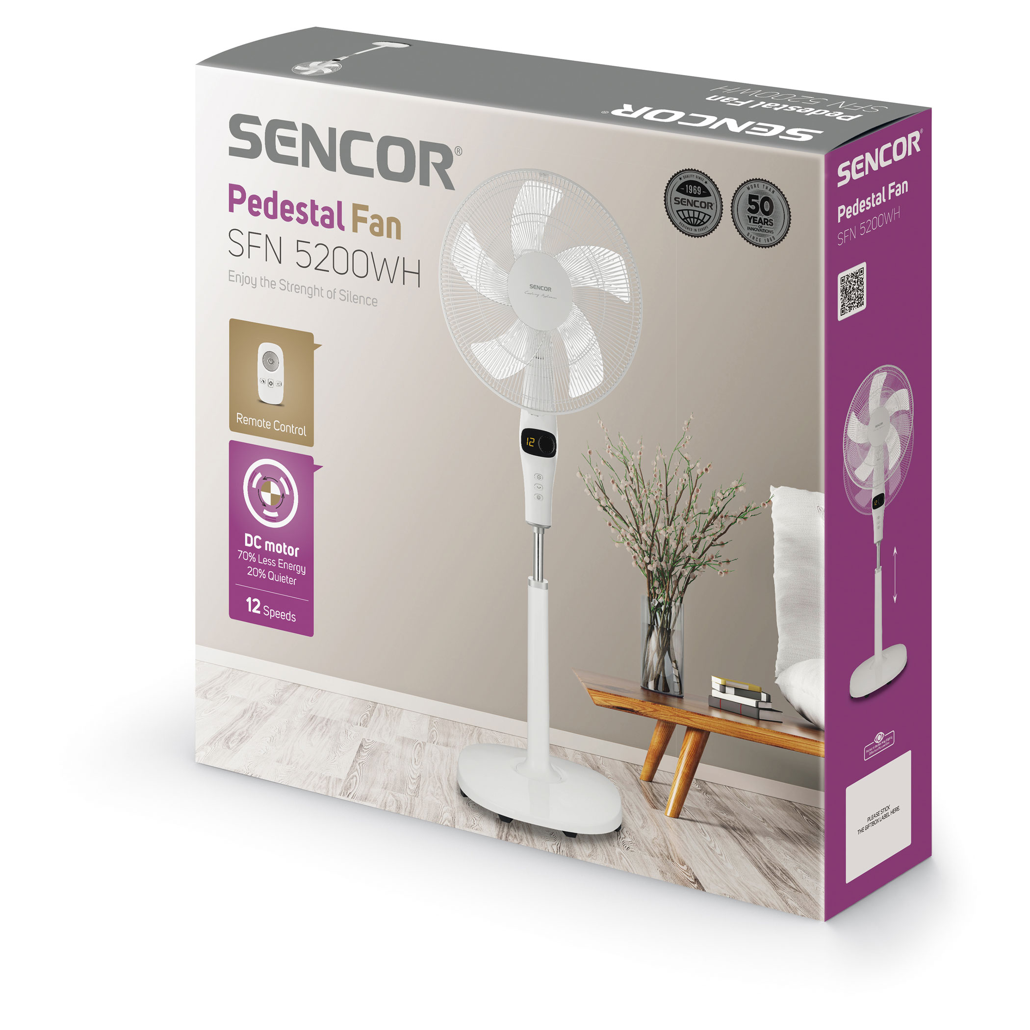 Купить Вентилятор Sencor SFN 5200WH — Фото 12