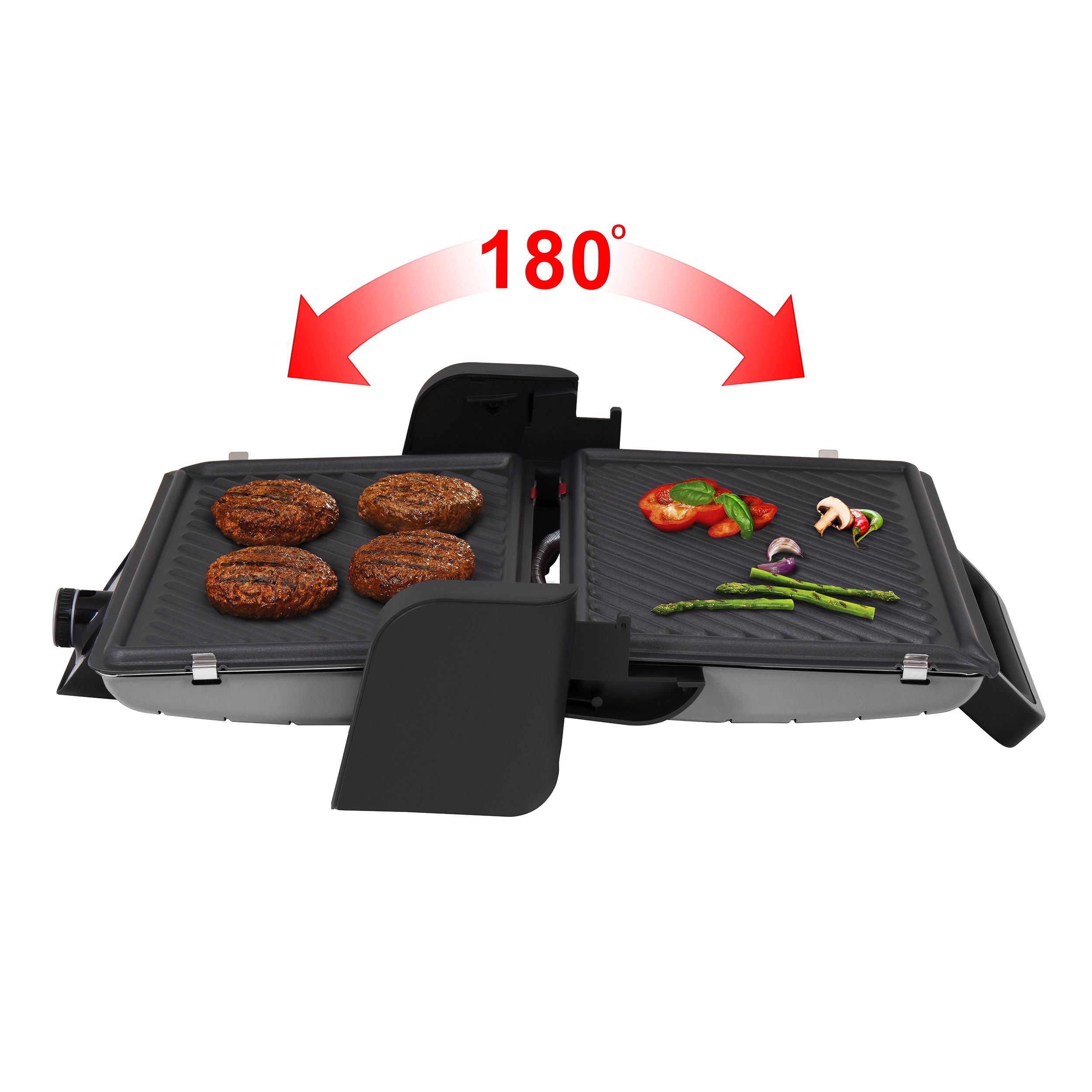 Купить Электрический гриль MAUNFELD MGE2000GR серый — Фото 7