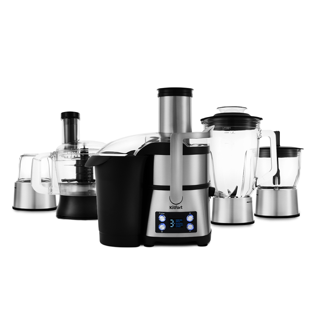 Кухонный комбайн Kitfort KT-1395																		 — описание, фото, цены в интернет-магазине PT Stores