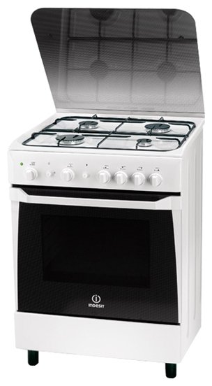 Газовая плита Indesit KNJ6G27(W)/RU																		 — описание, фото, цены в интернет-магазине PT Stores