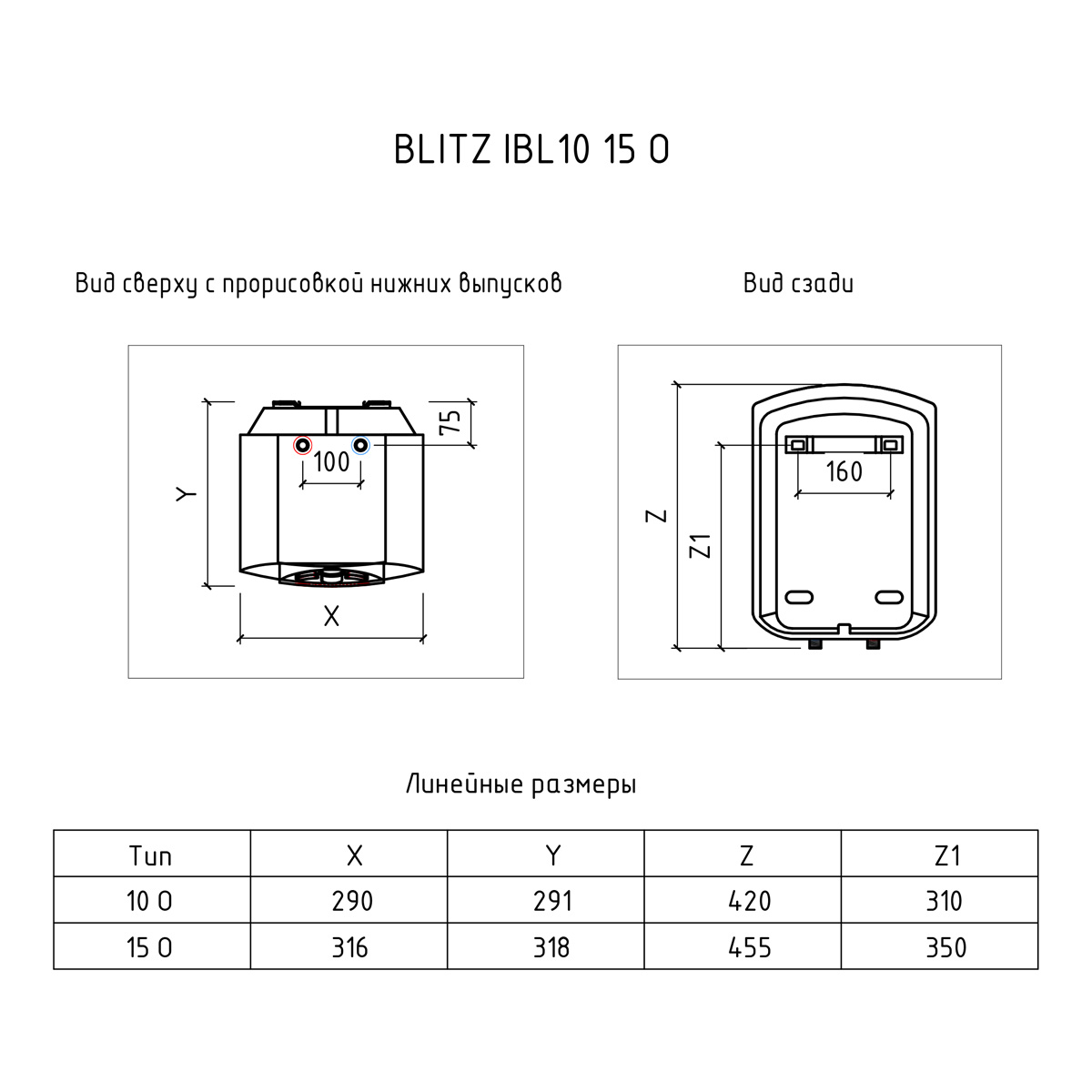Купить Водонагреватель накопительный THERMEX IBL 15 U — Фото 3