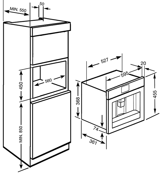 Купить Встраиваемая кофемашина SMEG CMS4601NX — Фото 5