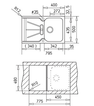 Купить Мойка TEKA CARA 45 B-TG Sandbeige кухон., автомат, бежевый — Фото 2