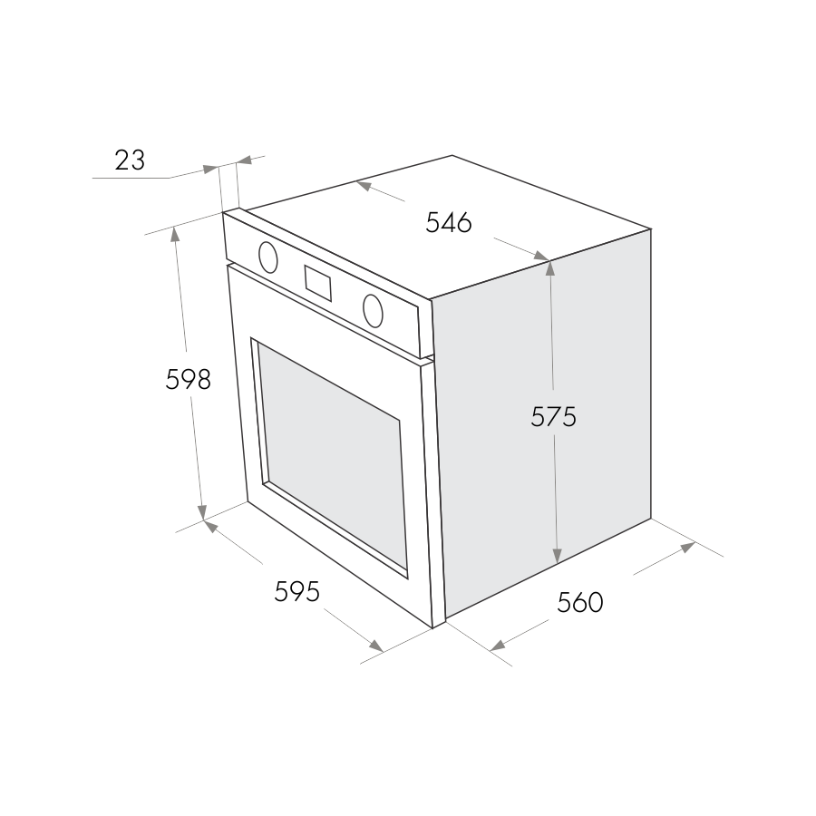 Купить Газовый духовой шкаф MAUNFELD MGOG 673W — Фото 2