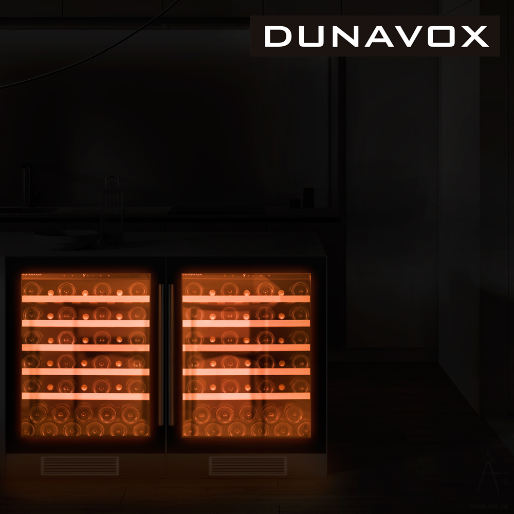 Купить Встраиваемый винный шкаф DUNAVOX DAUF-46.138SS — Фото 2