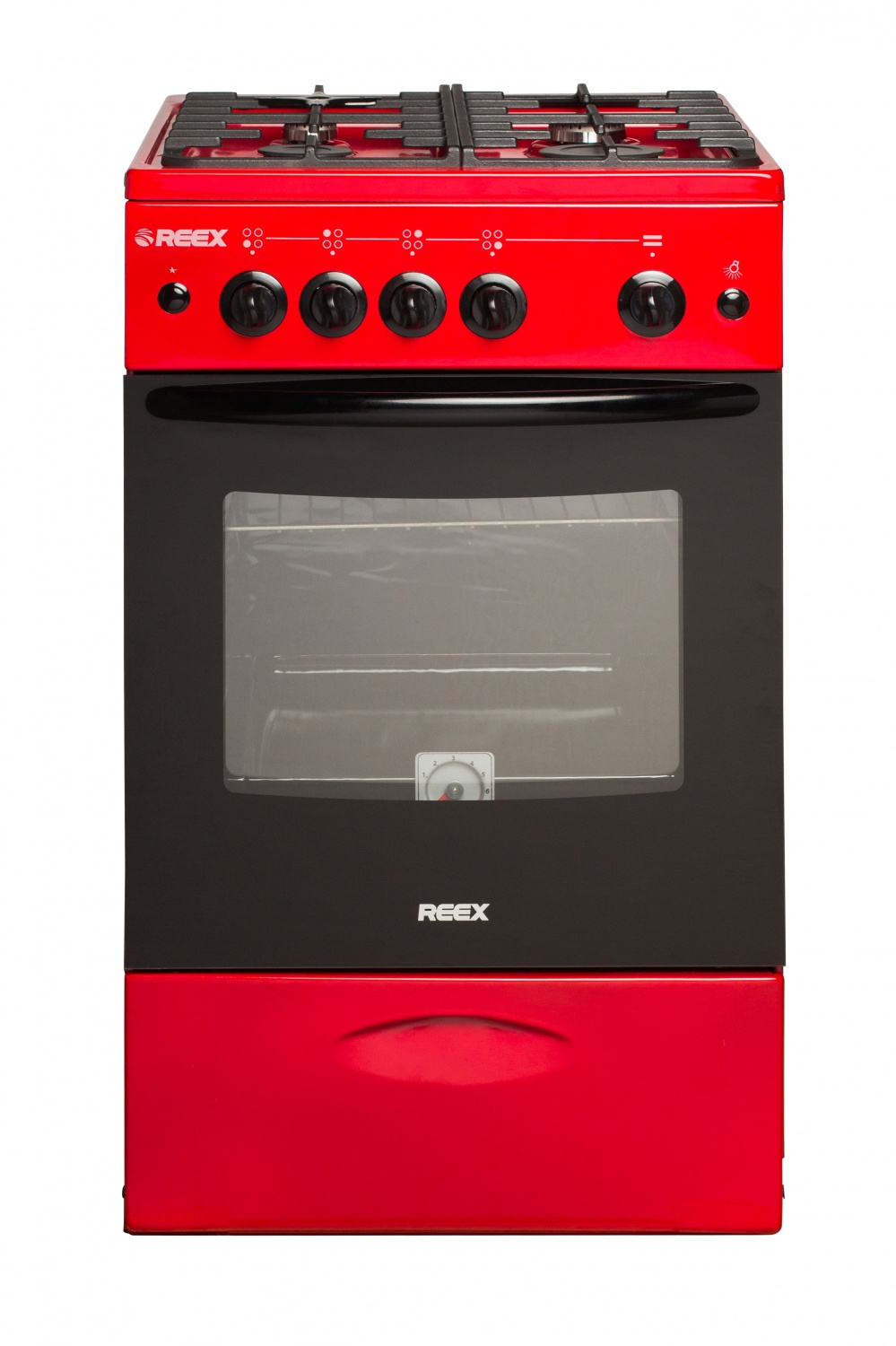 Газовая плита REEX CG-54297 eRd																		 — описание, фото, цены в интернет-магазине PT Stores