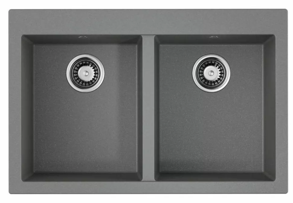 Мойка OMOIKIRI Bosen 80-2-GR Tetogranit/leningrad grey																		 — описание, фото, цены в интернет-магазине PT Stores