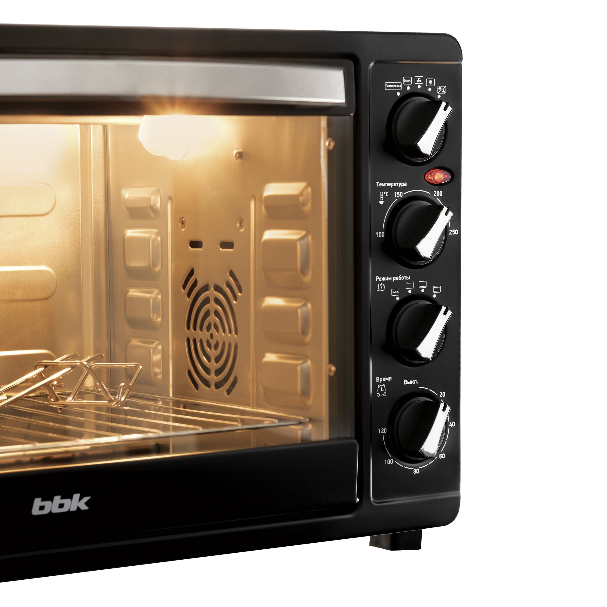 Купить Мини-печь BBK OE4523MC черный — Фото 3