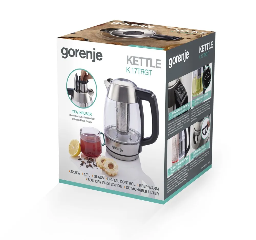 Купить Чайник Gorenje K17TRGT GLASS — Фото 5