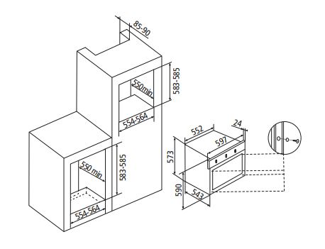 Купить Газовый духовой шкаф GLEM GFPV21IX  — Фото 5