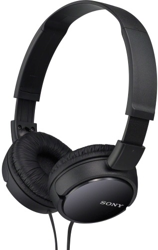 Наушники SONY MDR-ZX110 черные																		 — описание, фото, цены в интернет-магазине PT Stores