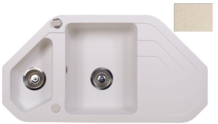Мойка KUPPERSBERG LAVANDA 1,5B1D ECRU																		 — описание, фото, цены в интернет-магазине PT Stores