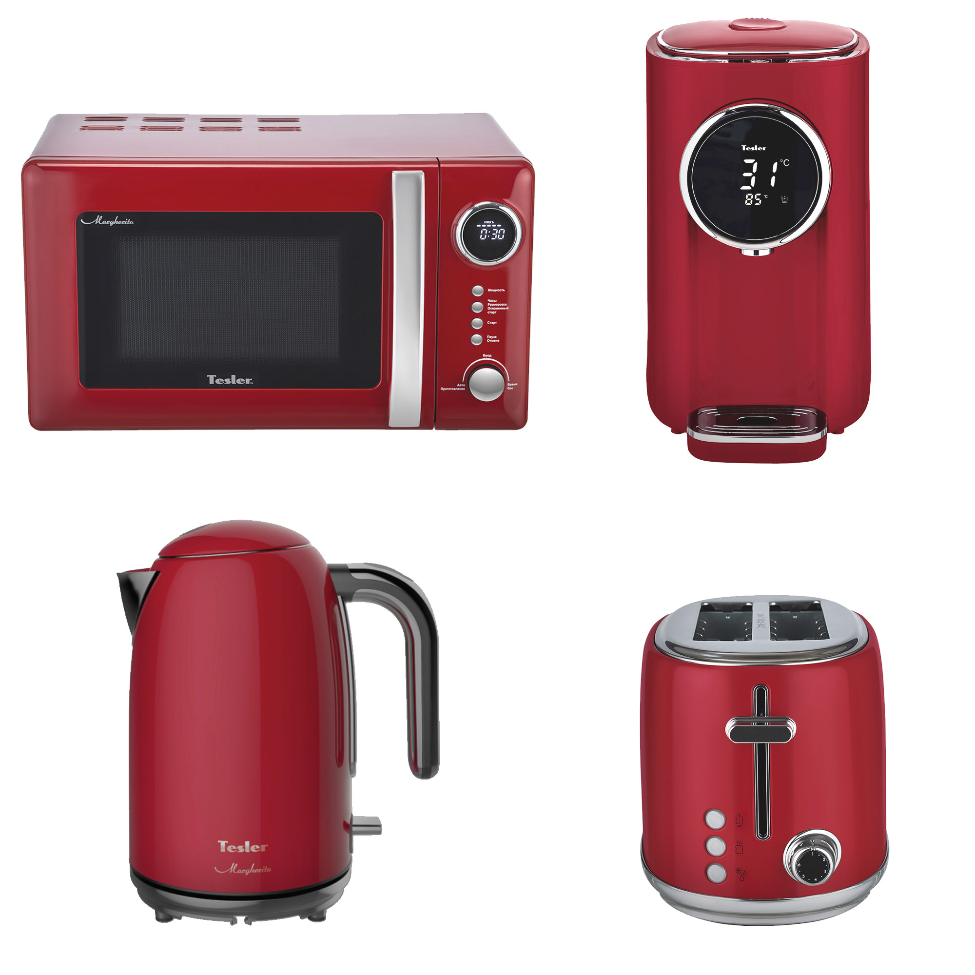 Купить Тостер TESLER TT-255 Red — Фото 2