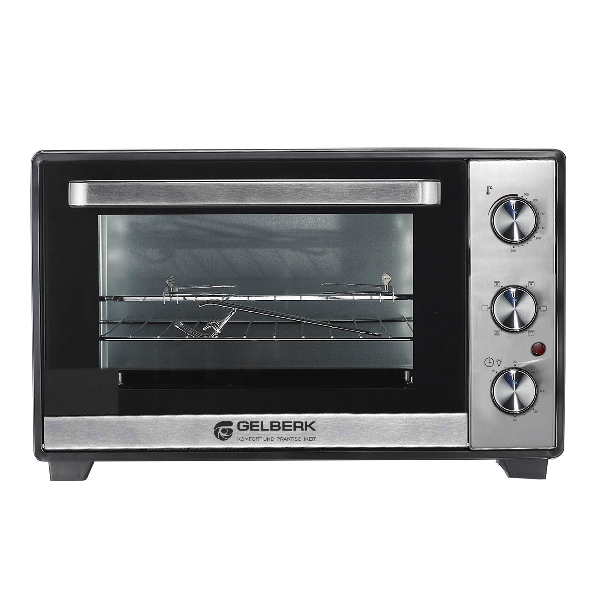 Мини-печь Gelberk GL-38SS																		 — описание, фото, цены в интернет-магазине PT Stores