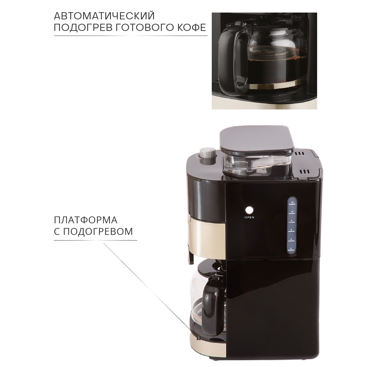 Купить Кофеварка PIONEER CM060D — Фото 4