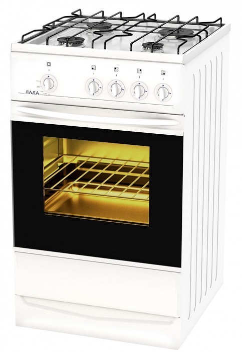 Газовая плита ЛАДА PR 14.120-04 W																		 — описание, фото, цены в интернет-магазине PT Stores