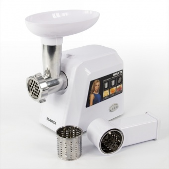 Мясорубка MARTA MT-2083 белый жемчуг																		 — описание, фото, цены в интернет-магазине PT Stores