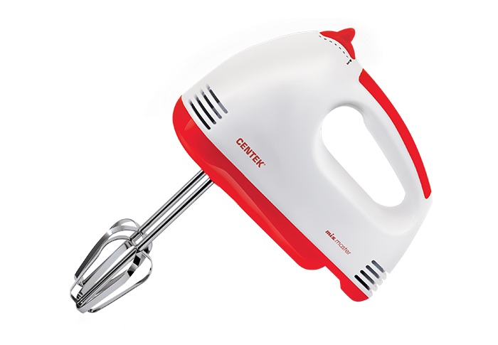 Миксер CENTEK CT-1111 бел/красн																		 — описание, фото, цены в интернет-магазине PT Stores