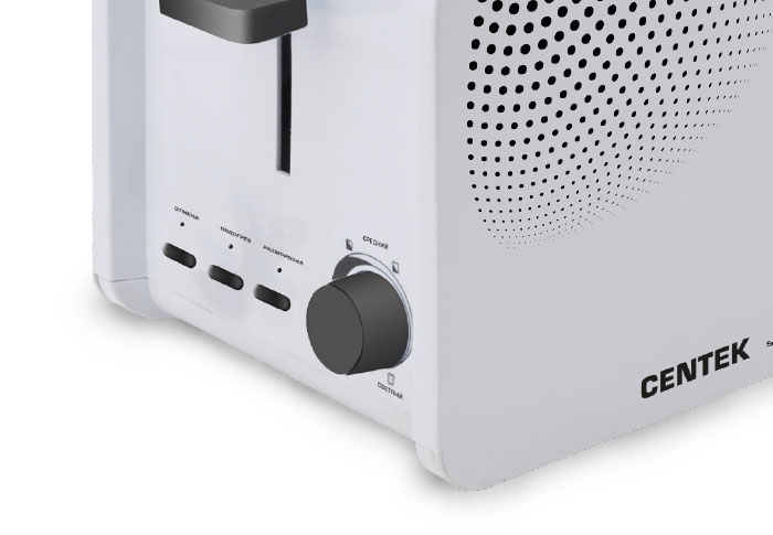 Купить Тостер CENTEK CT-1427 белый — Фото 4