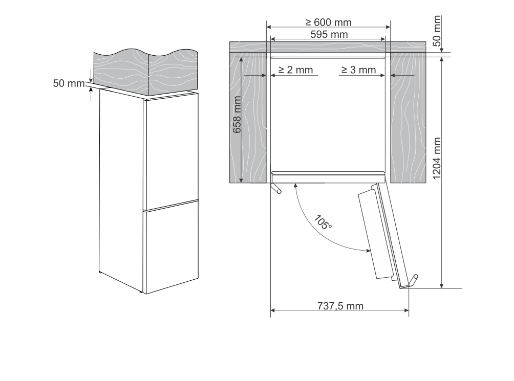 Купить Двухкамерный холодильник Asko RFC226RNBB1 — Фото 6