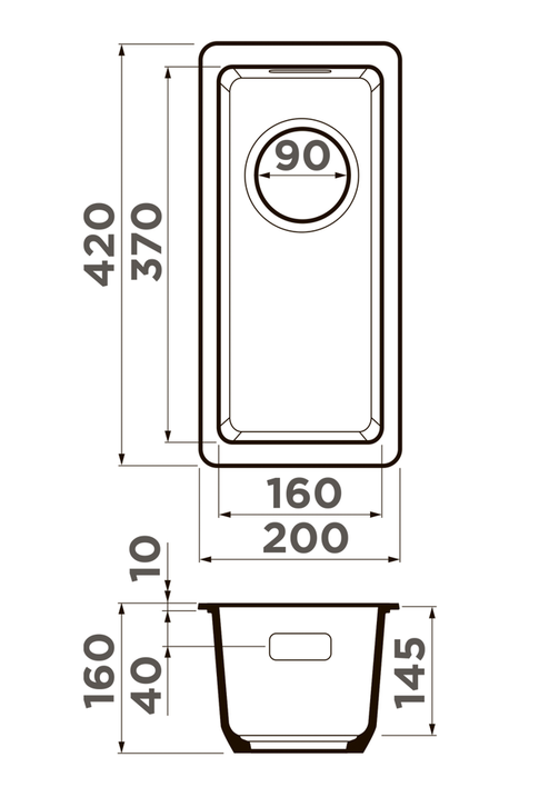 Купить Мойка OMOIKIRI Kata 20-U-BE Artgranit/ваниль — Фото 2