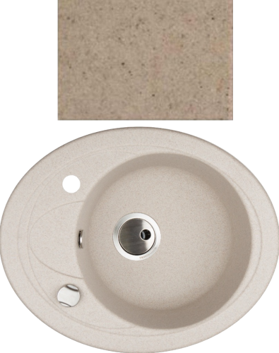 Мойка KUPPERSBERG CAPRI 1B1D S SAND																		 — описание, фото, цены в интернет-магазине PT Stores