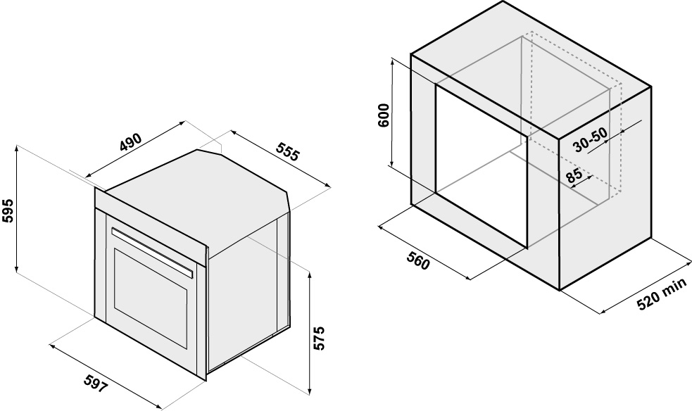 Купить Газовый духовой шкаф KRONA IGG 1634 EG INOX — Фото 2
