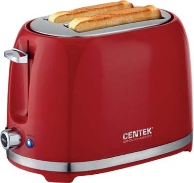 Тостер CENTEK CT-1432 Red																		 — описание, фото, цены в интернет-магазине PT Stores