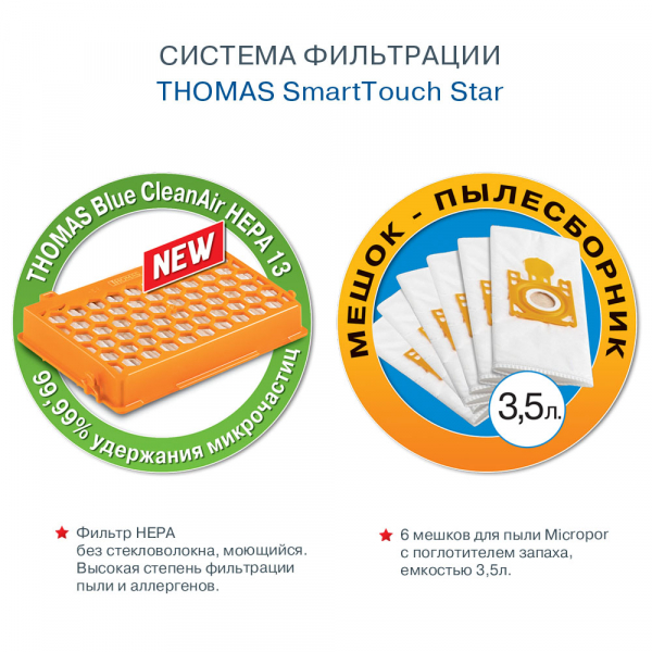 Купить Пылесос THOMAS Smart Touch Star 784015 — Фото 8