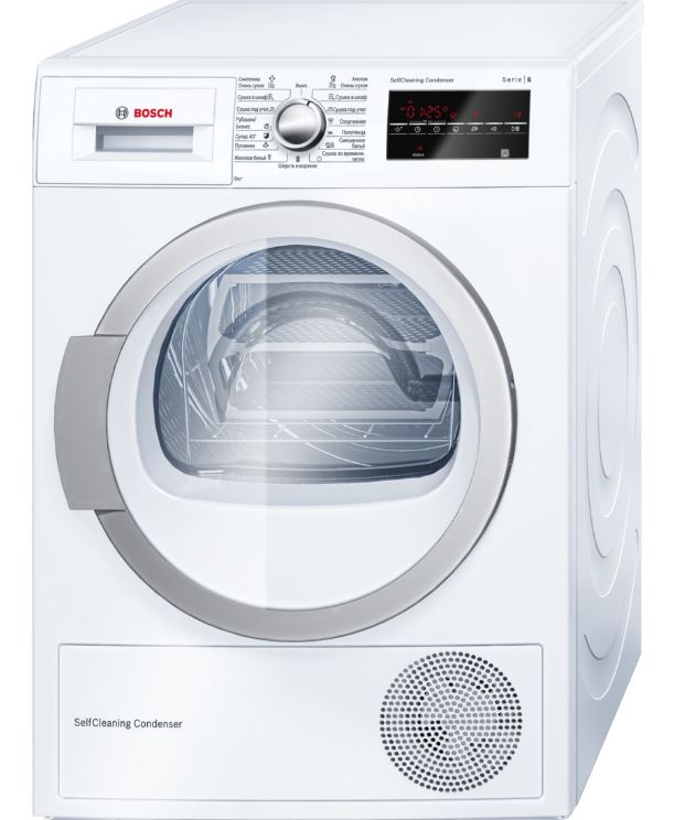 Сушильная машина BOSCH WTW 85460 OE																		 — описание, фото, цены в интернет-магазине PT Stores