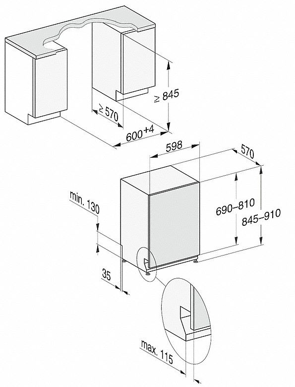 Купить Встраиваемая посудомоечная машина Miele G5265 SCVi XXL CLST — Фото 2