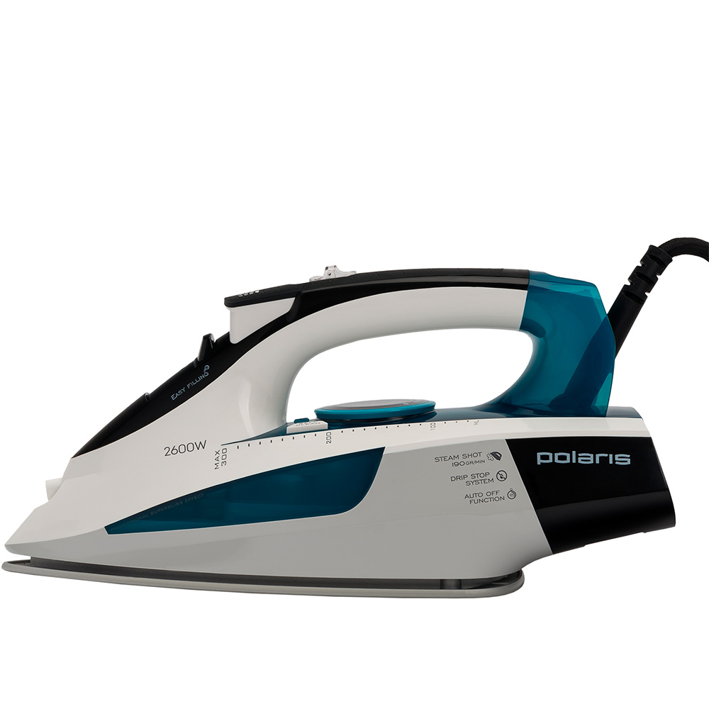Купить Утюг POLARIS PIR 2695AK белый/бирюзовый — Фото 3