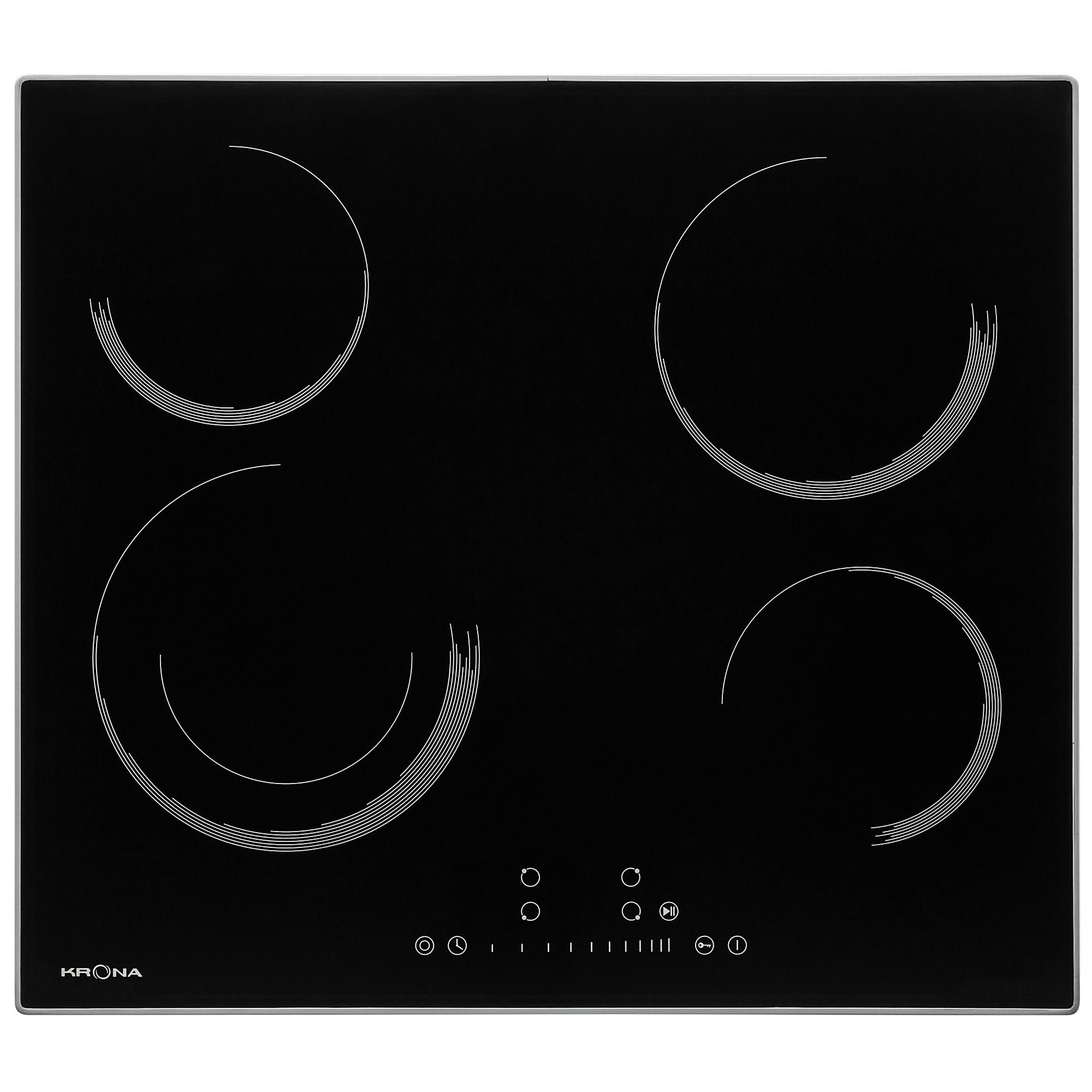Электрическая варочная панель KRONA ORSA 60 BL/S																		 — описание, фото, цены в интернет-магазине PT Stores