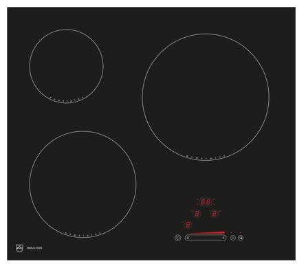 Индукционная варочная панель V-Zug GK36TIS																		 — описание, фото, цены в интернет-магазине PT Stores