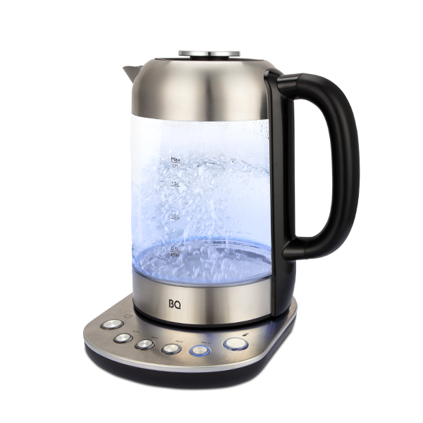 Чайник BQ KT2048G Black-Steel																		 — описание, фото, цены в интернет-магазине PT Stores