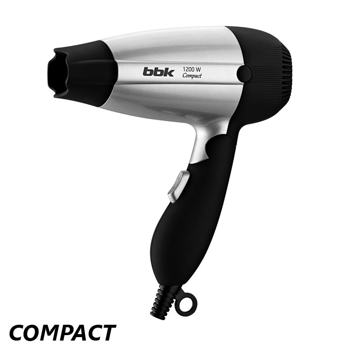 Прибор для укладки волос BBK BHD1200 чер/сер																		 — описание, фото, цены в интернет-магазине PT Stores