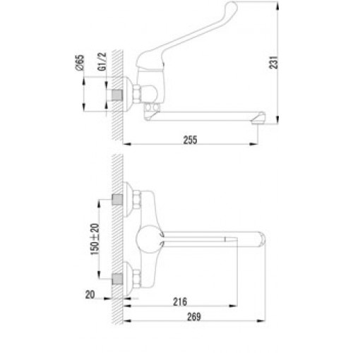 Купить Смеситель LEMARK LM4611C Смеситель Project для кухни — Фото 2