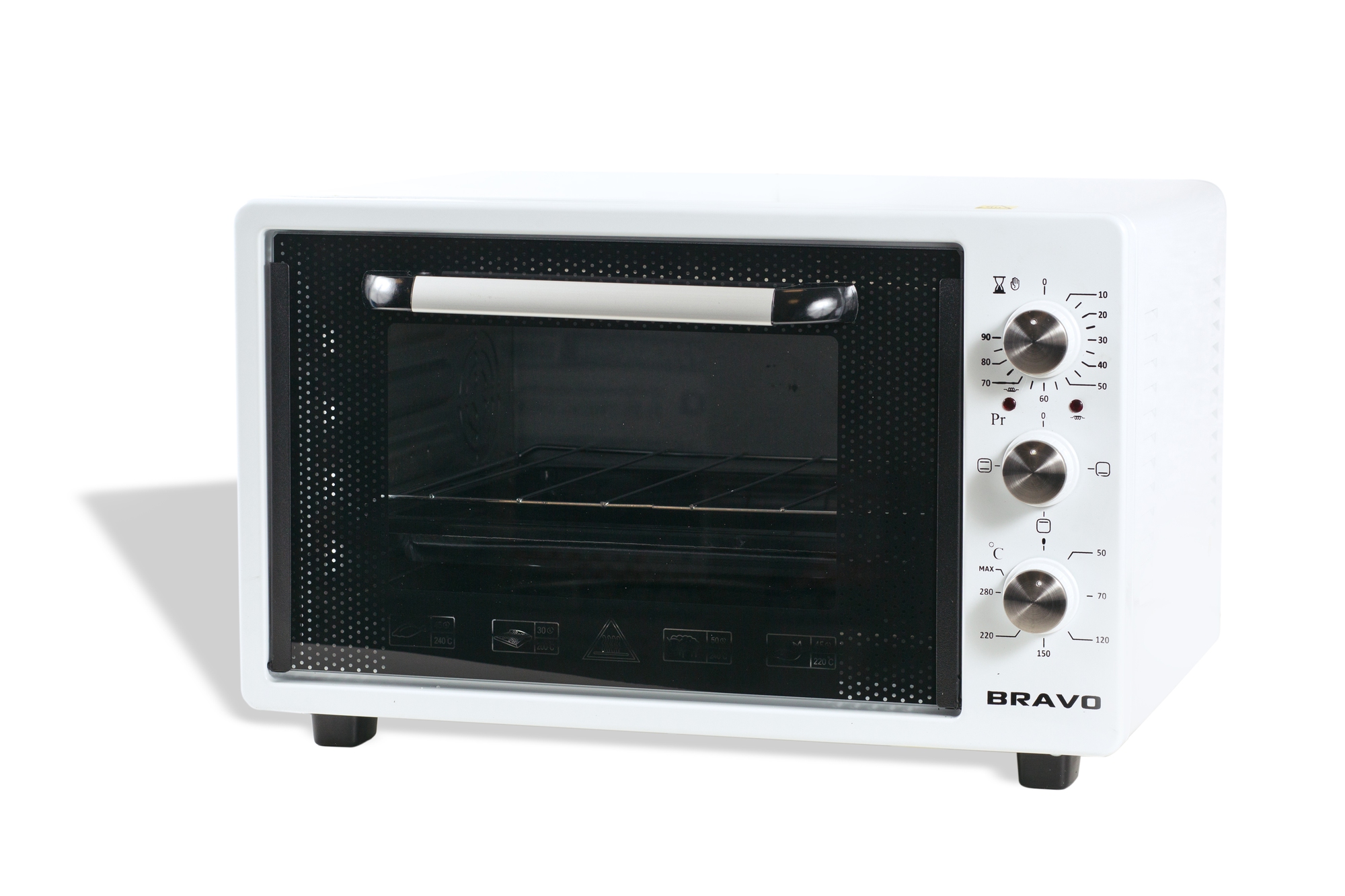 Мини-печь BRAVO FO-36W белая																		 — описание, фото, цены в интернет-магазине PT Stores