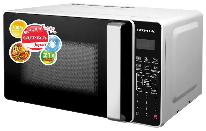 Микроволновая печь SUPRA MWS-2106SW																		 — описание, фото, цены в интернет-магазине PT Stores