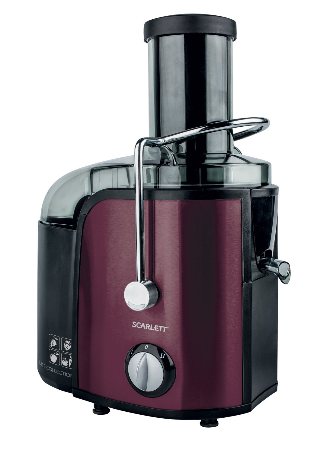 Соковыжималка Scarlett SC-JE50S30 вишневый																		 — описание, фото, цены в интернет-магазине PT Stores