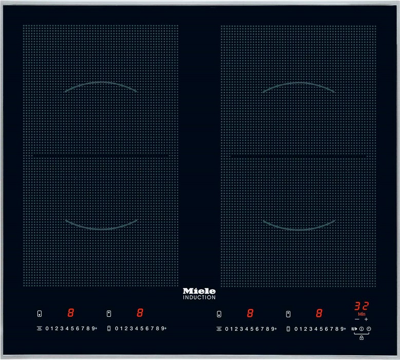 Индукционная варочная панель MIELE KM6328-1 сталь																		 — описание, фото, цены в интернет-магазине PT Stores