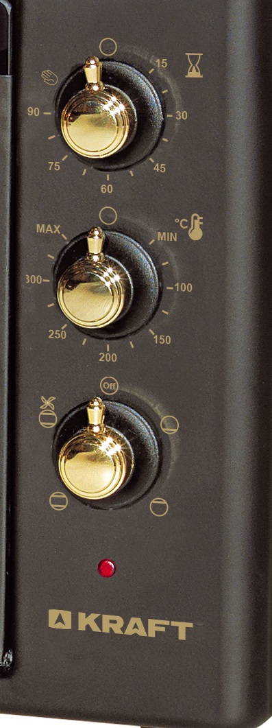 Купить Мини-печь KRAFT KF-MO 4562 KBL retro — Фото 2