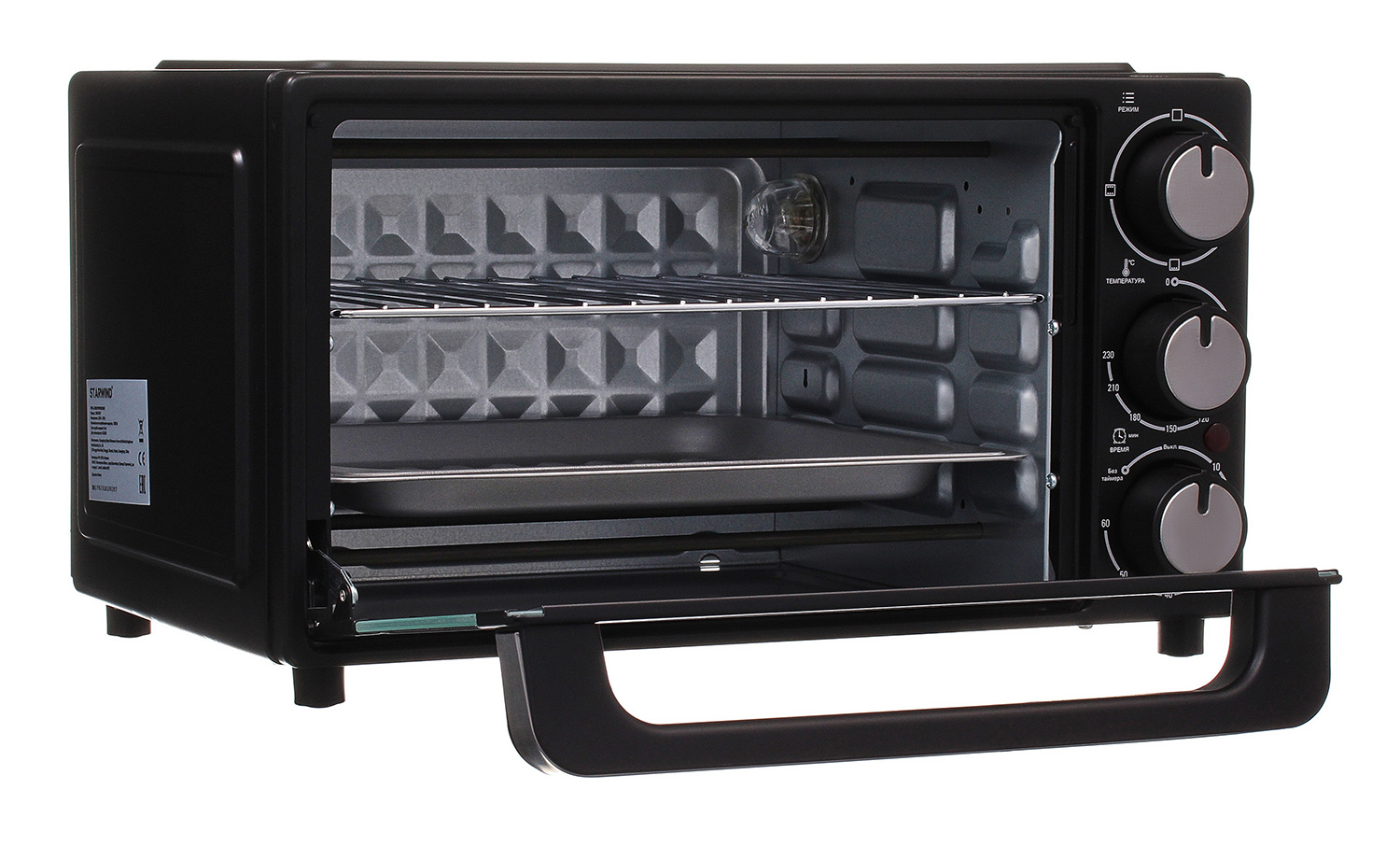 Купить Мини-печь Starwind SMO2001 черная — Фото 4