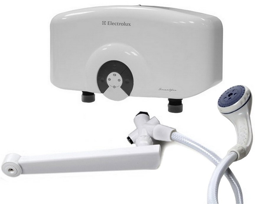 Водонагреватель проточный Electrolux SMARTFIX 5,5 TS (кран+душ)																		 — описание, фото, цены в интернет-магазине PT Stores