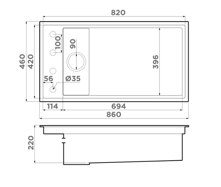 Купить Мойка OMOIKIRI Kinaru PRO 86-U/I-AZ Artceramic/Azur blue — Фото 2