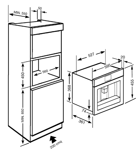 Купить Встраиваемая кофемашина SMEG CMS45X — Фото 2